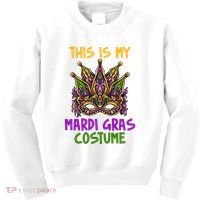 This Is My Mardi Gras Costume Festive Kids Sweatshirt thumb 0