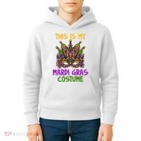 This Is My Mardi Gras Costume Festive Kids Hoodie thumb 4