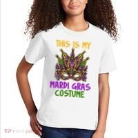 This Is My Mardi Gras Costume Festive Kids T-Shirt thumb 2