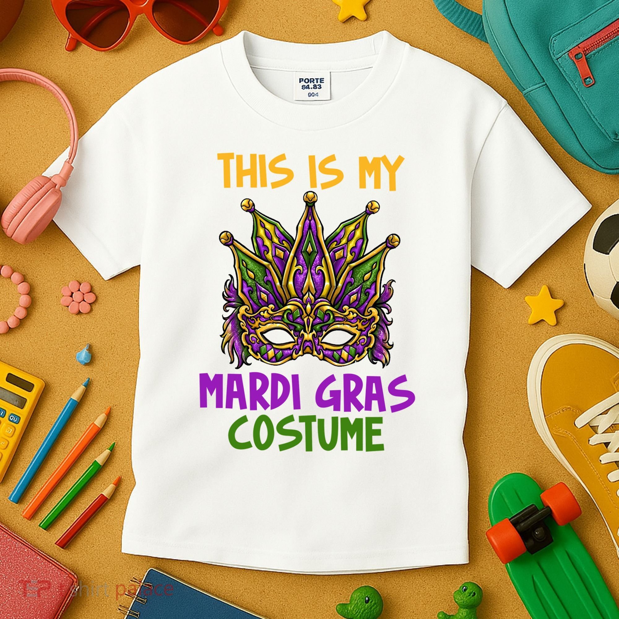 This Is My Mardi Gras Costume Festive Kids T-Shirt