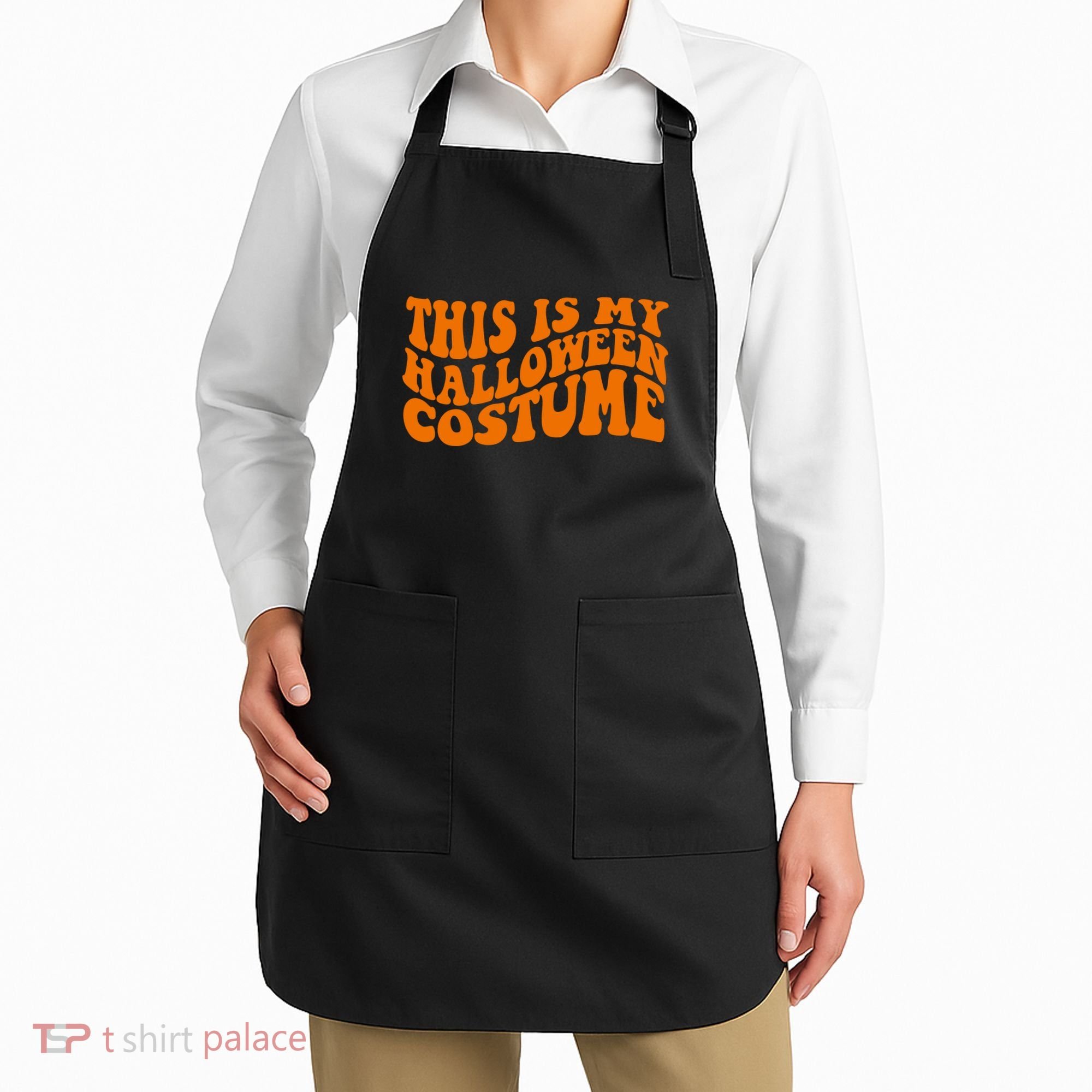 This Is My Halloween Costume Retro Apron