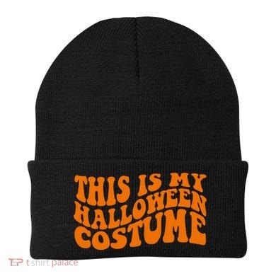 This Is My Halloween Costume Retro Beanie