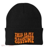 This Is My Halloween Costume Retro Beanie thumb 0