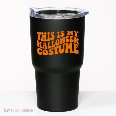 This Is My Halloween Costume Retro Tumbler