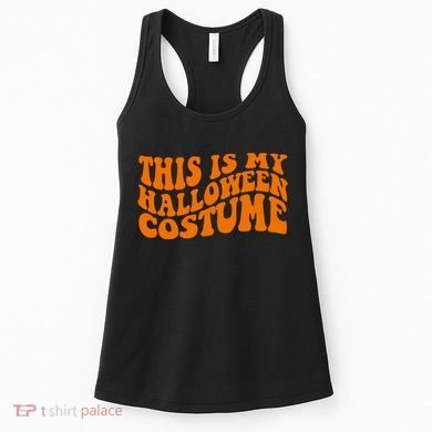 This Is My Halloween Costume Retro Women's Tank Top