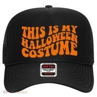 This Is My Halloween Costume Retro Hat thumb 0