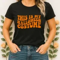 This Is My Halloween Costume Retro Women's T-Shirt thumb 2