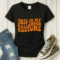 This Is My Halloween Costume Retro Women's T-Shirt thumb 3