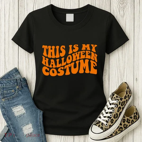 This Is My Halloween Costume Retro Women's T-Shirt
