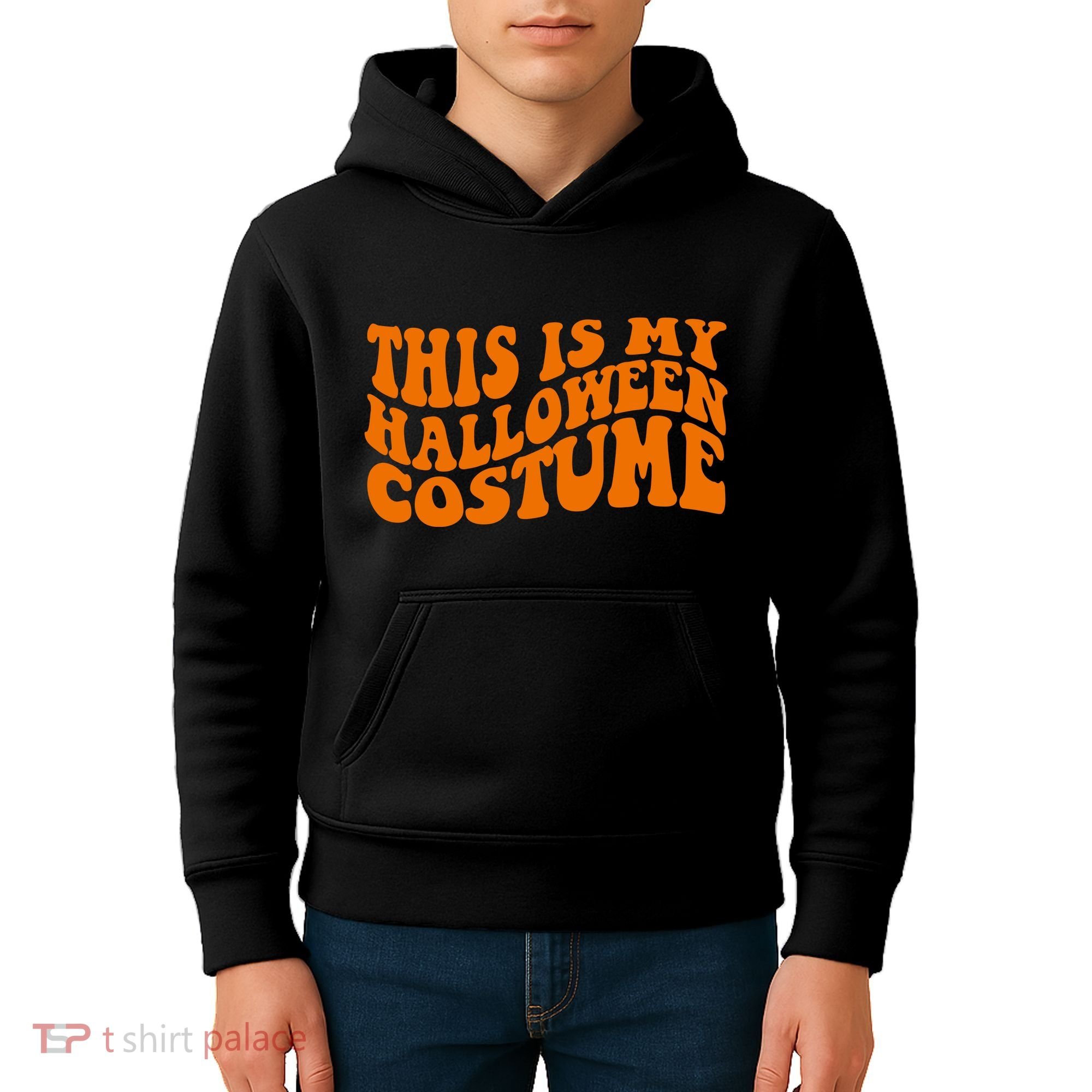 This Is My Halloween Costume Retro Kids Hoodie