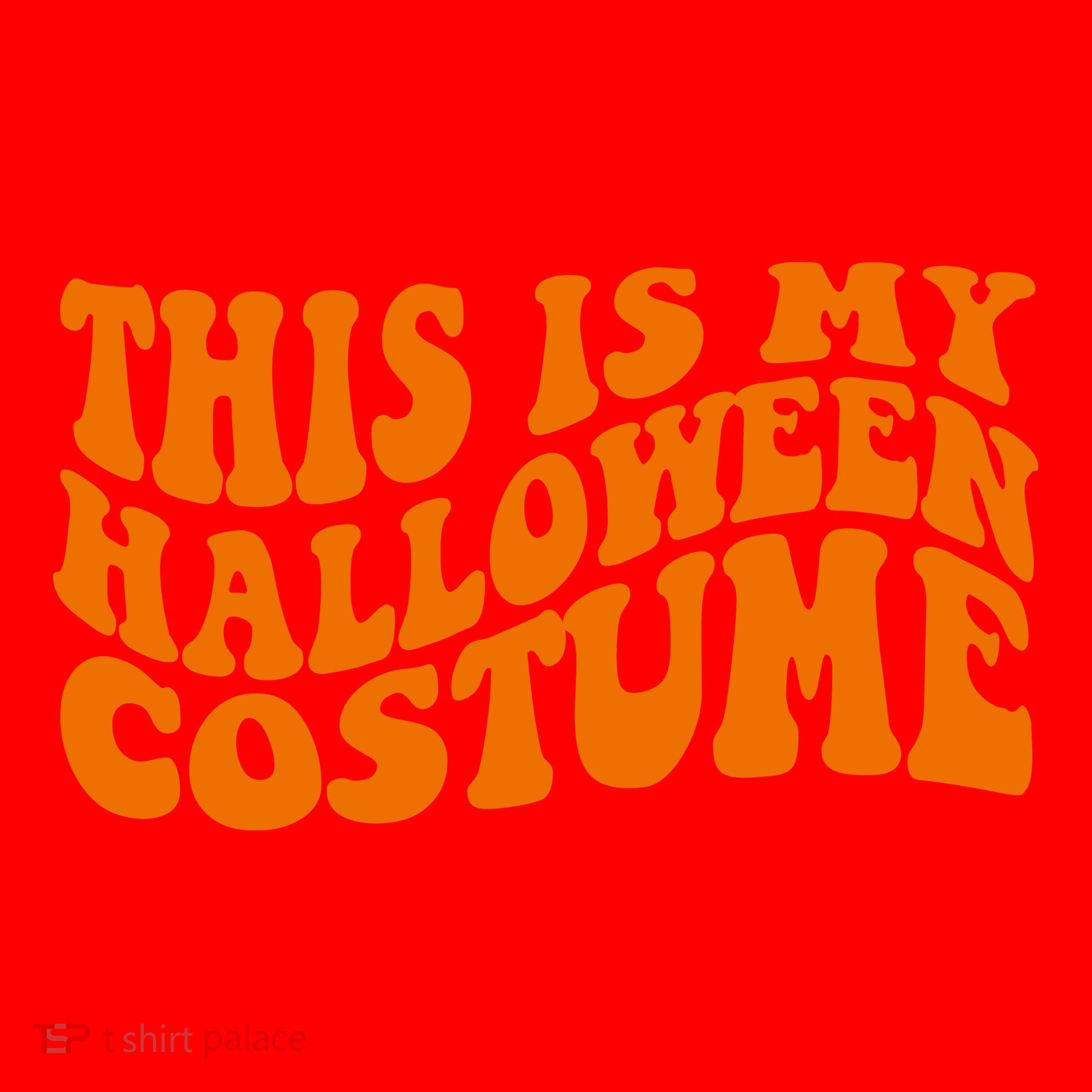 This Is My Halloween Costume Retro Santa Hat