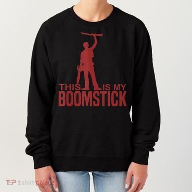 This Is My Boomstick Shotgun Chainsaw Dead Evil Halloween Gift Women's Sweatshirt