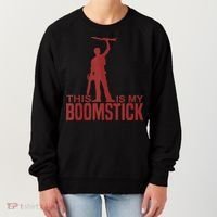 This Is My Boomstick Shotgun Chainsaw Dead Evil Halloween Gift Women's Sweatshirt thumb 0
