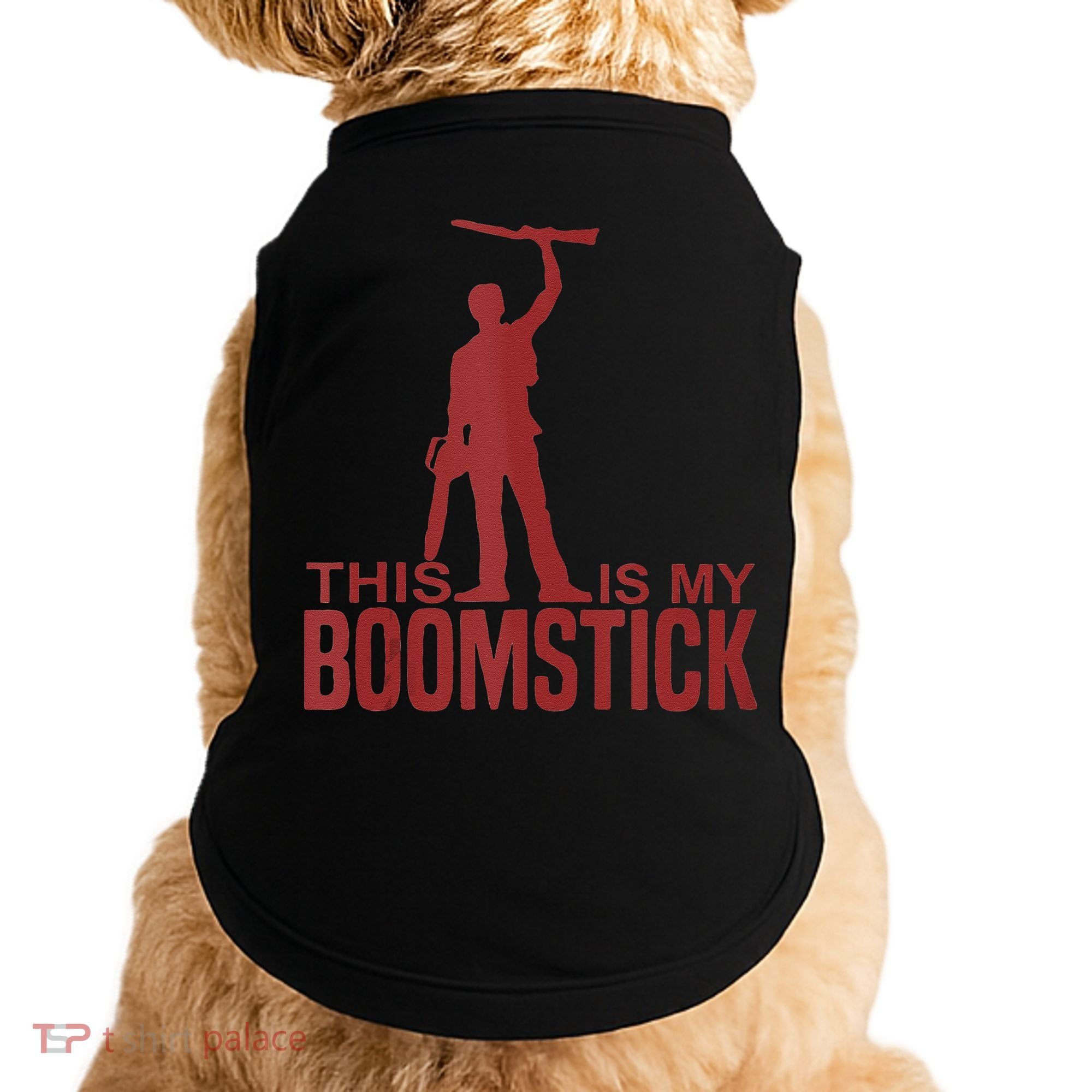 This Is My Boomstick Shotgun Chainsaw Dead Evil Halloween Gift Doggie Tank