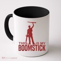 This Is My Boomstick Shotgun Chainsaw Dead Evil Halloween Gift Coffee Mug thumb 0