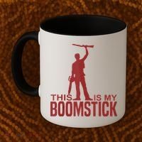 This Is My Boomstick Shotgun Chainsaw Dead Evil Halloween Gift Coffee Mug thumb 2