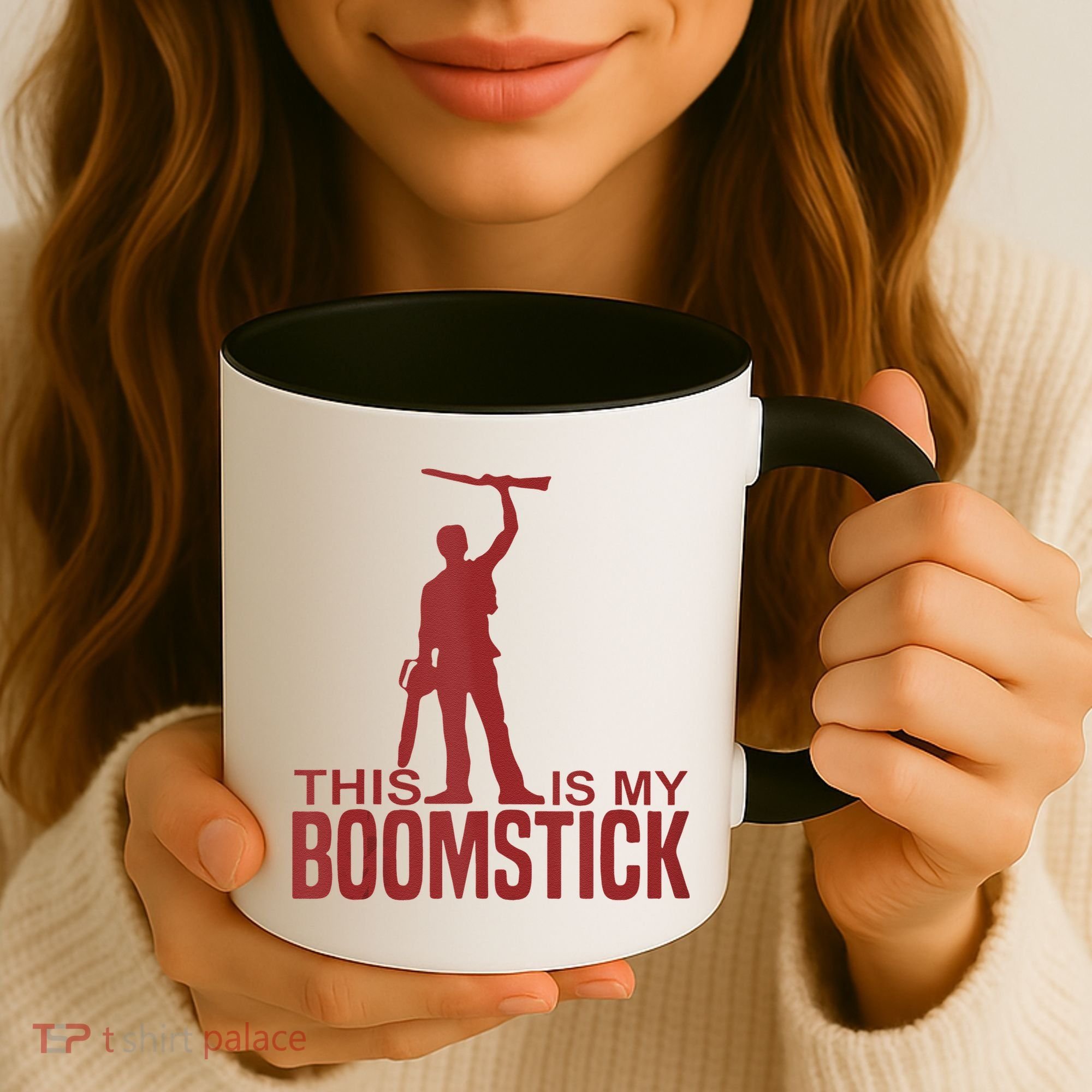 This Is My Boomstick Shotgun Chainsaw Dead Evil Halloween Gift Coffee Mug