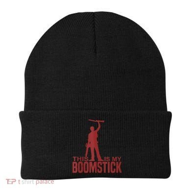 This Is My Boomstick Shotgun Chainsaw Dead Evil Halloween Gift Beanie