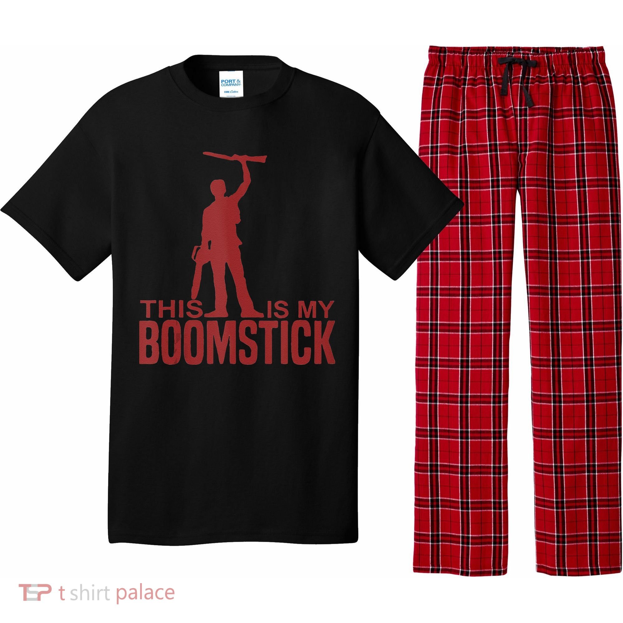 This Is My Boomstick Shotgun Chainsaw Dead Evil Halloween Gift Pajama Set