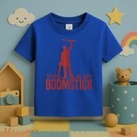 This Is My Boomstick Shotgun Chainsaw Dead Evil Halloween Gift Toddler T-Shirt thumb 3