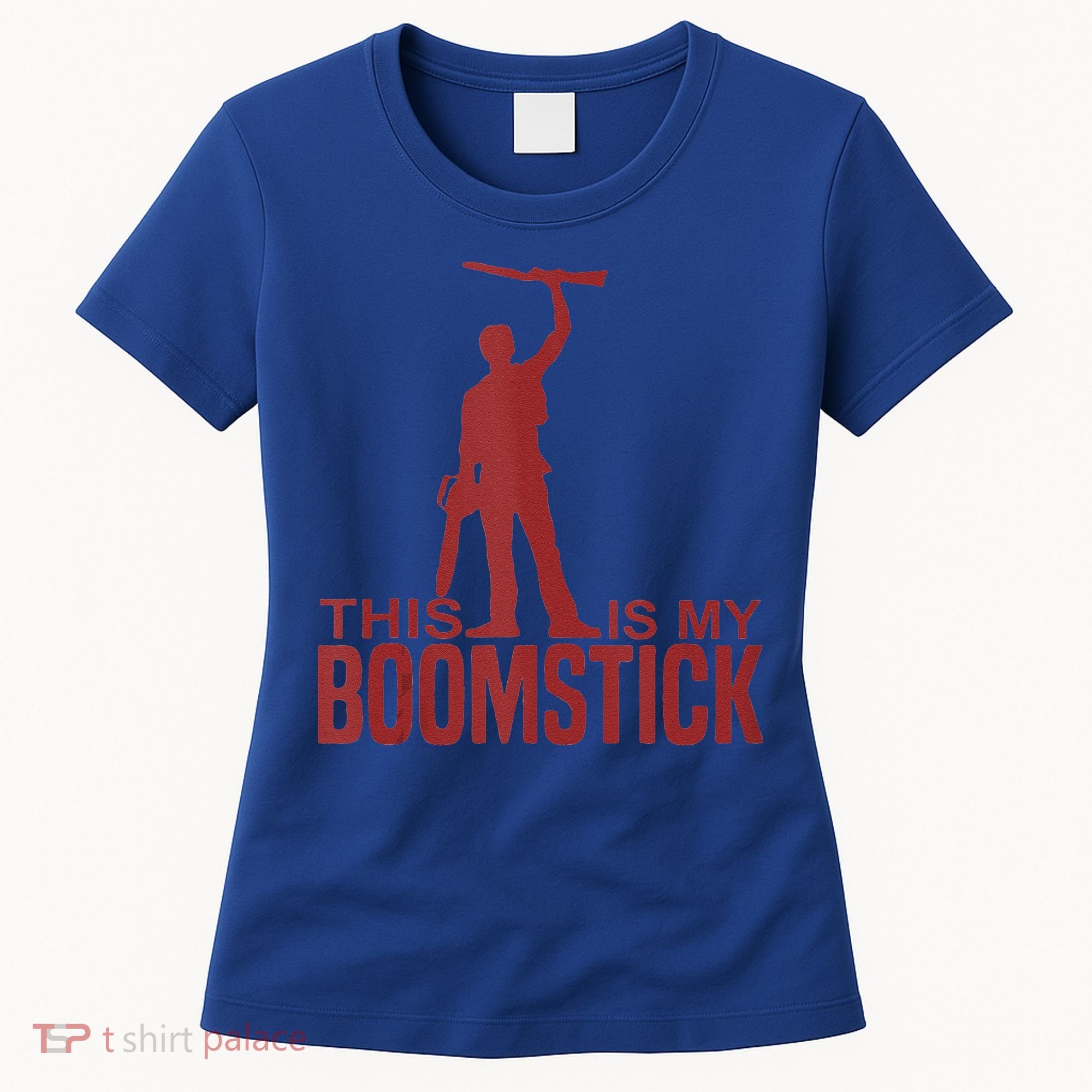 This Is My Boomstick Shotgun Chainsaw Dead Evil Halloween Gift Women's T-Shirt