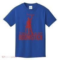 This Is My Boomstick Shotgun Chainsaw Dead Evil Halloween Gift Kids T-Shirt thumb 0