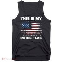 This Is My Pride Flag USA American 4th Of July Patriotic Tank Top thumb 0