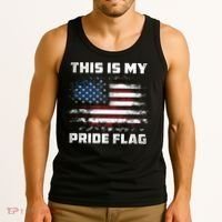 This Is My Pride Flag USA American 4th Of July Patriotic Tank Top thumb 3