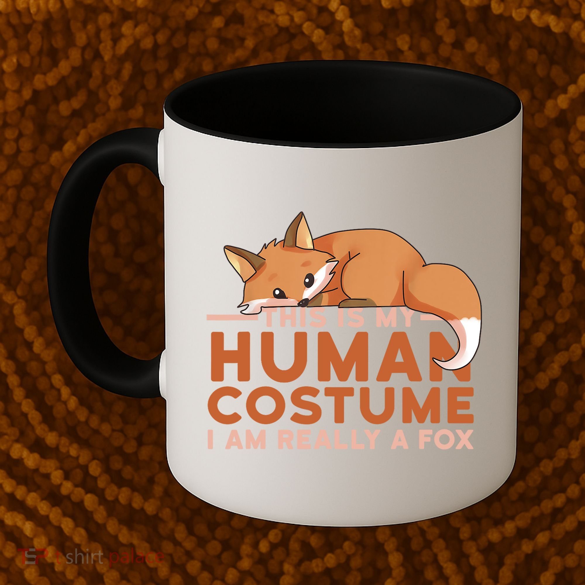 This Is My Human Costume IM Really A Fox Halloween Funny Coffee Mug