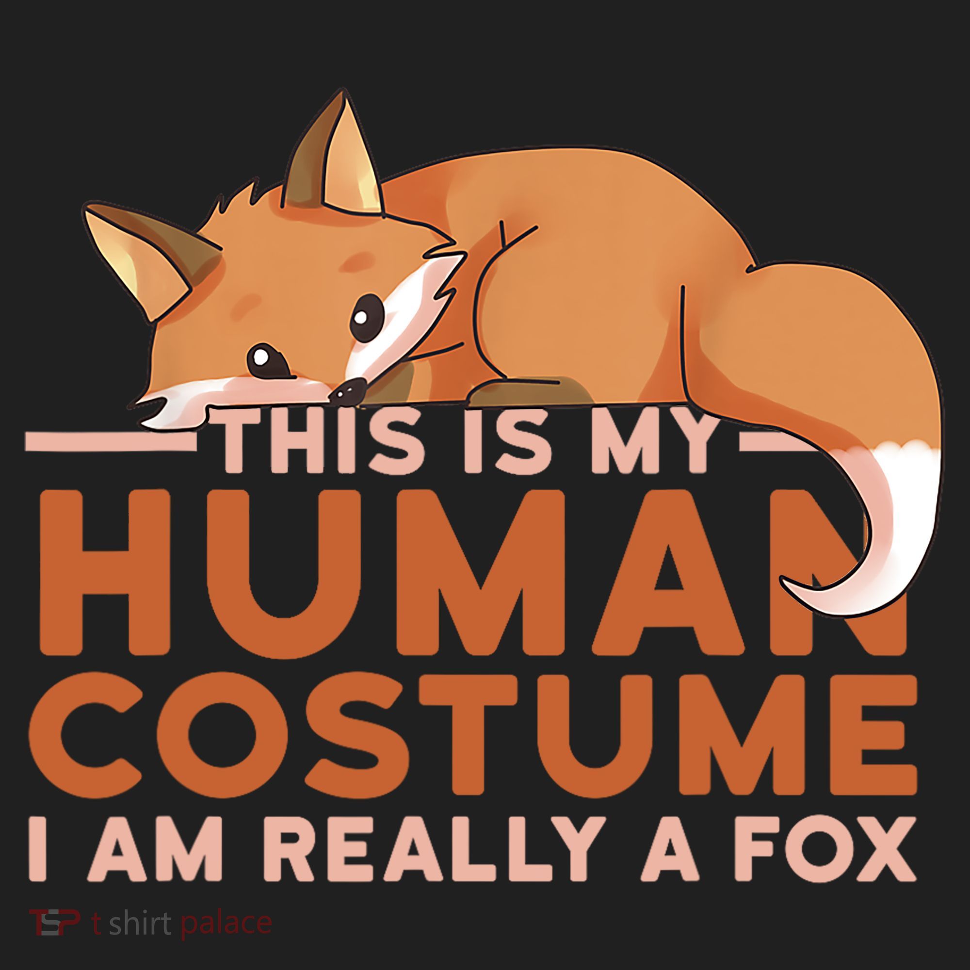 This Is My Human Costume IM Really A Fox Halloween Funny Beanie