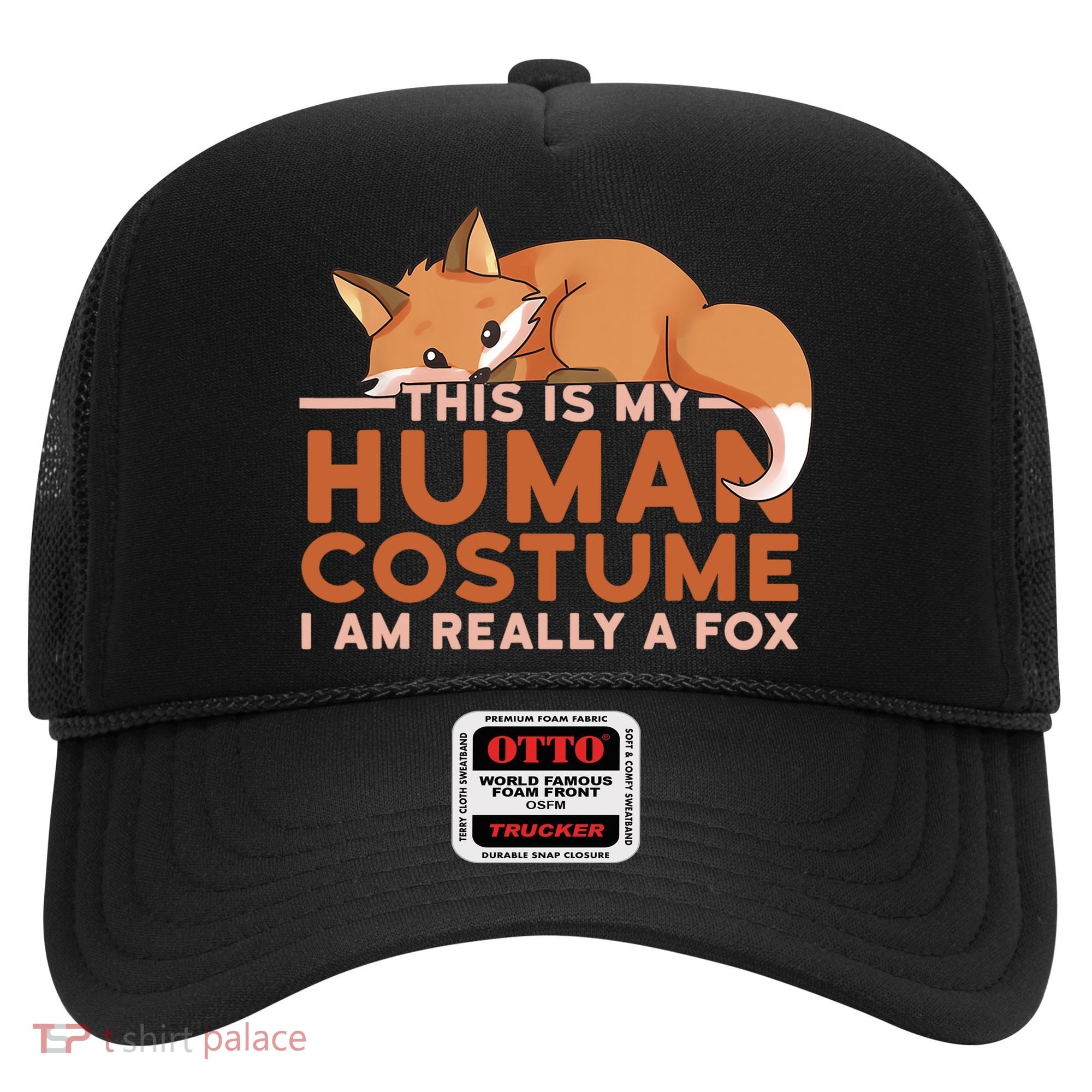This Is My Human Costume IM Really A Fox Halloween Funny Hat