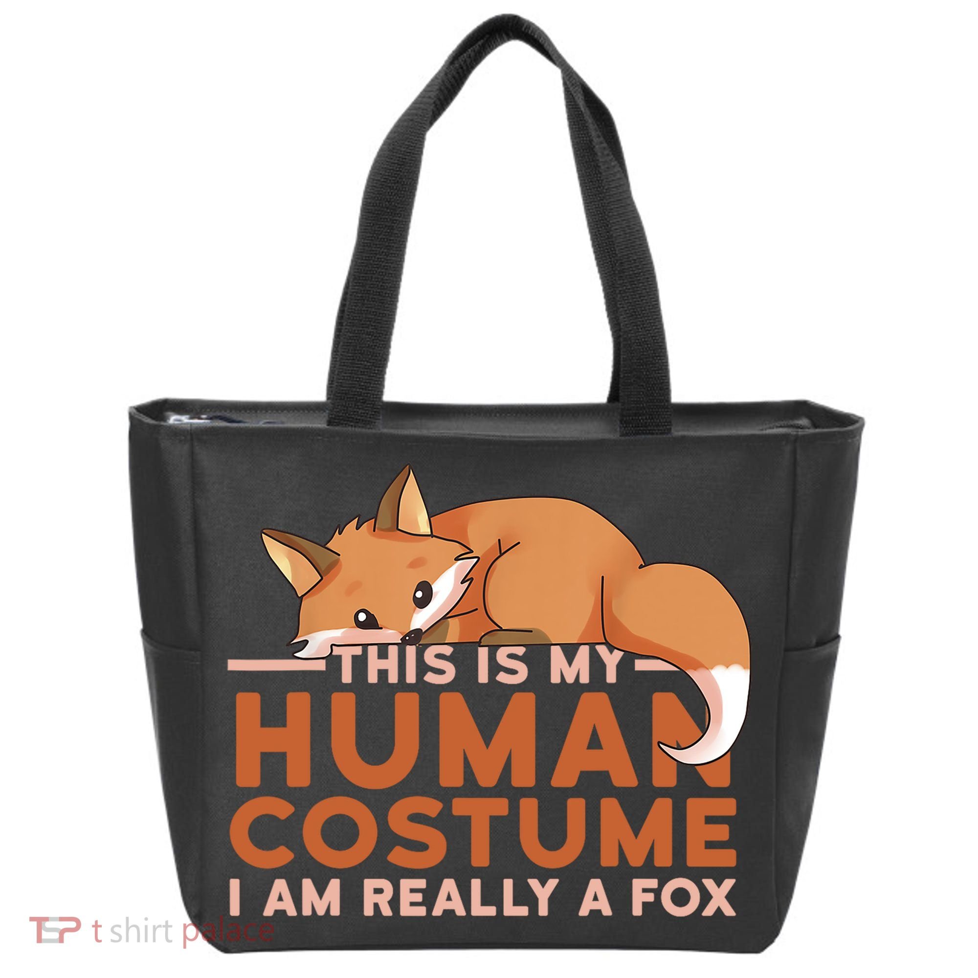 This Is My Human Costume IM Really A Fox Halloween Funny Tote Bag
