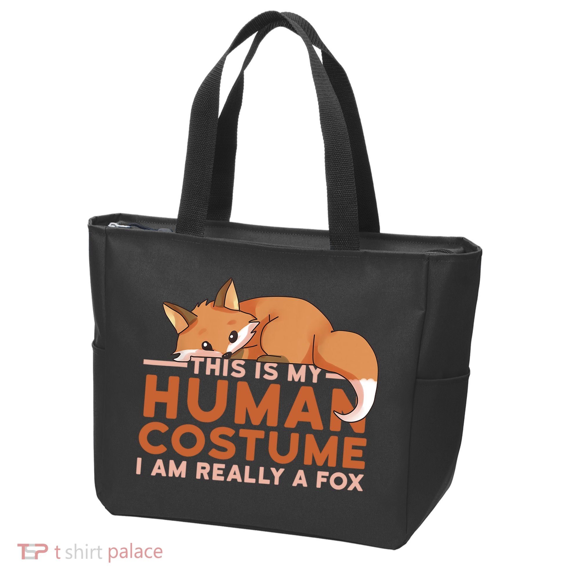 This Is My Human Costume IM Really A Fox Halloween Funny Tote Bag