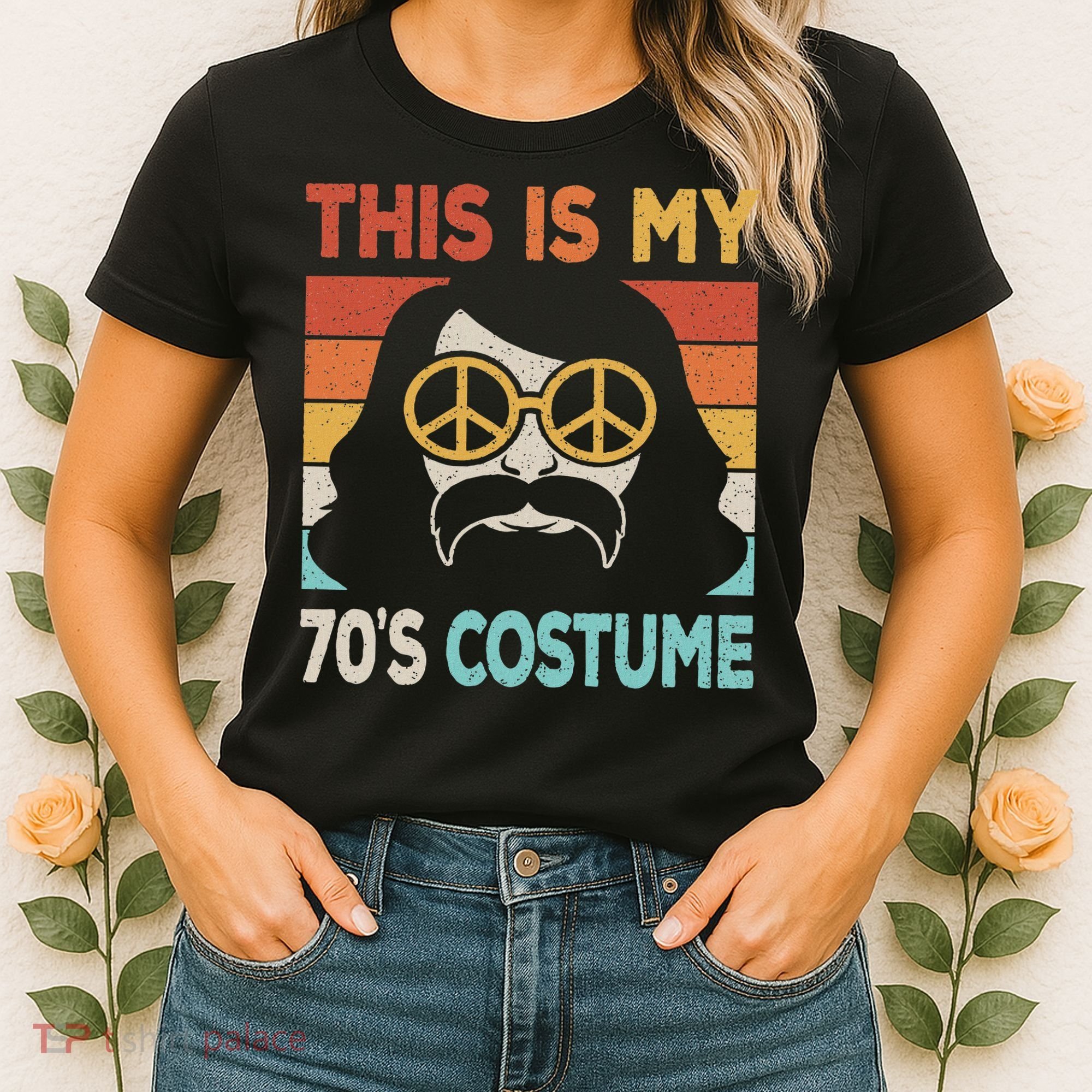 This Is My 70's Costume 70s Disco 1970s Party 70s Outfit Women's T-Shirt