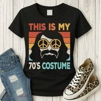 This Is My 70's Costume 70s Disco 1970s Party 70s Outfit Women's T-Shirt thumb 3
