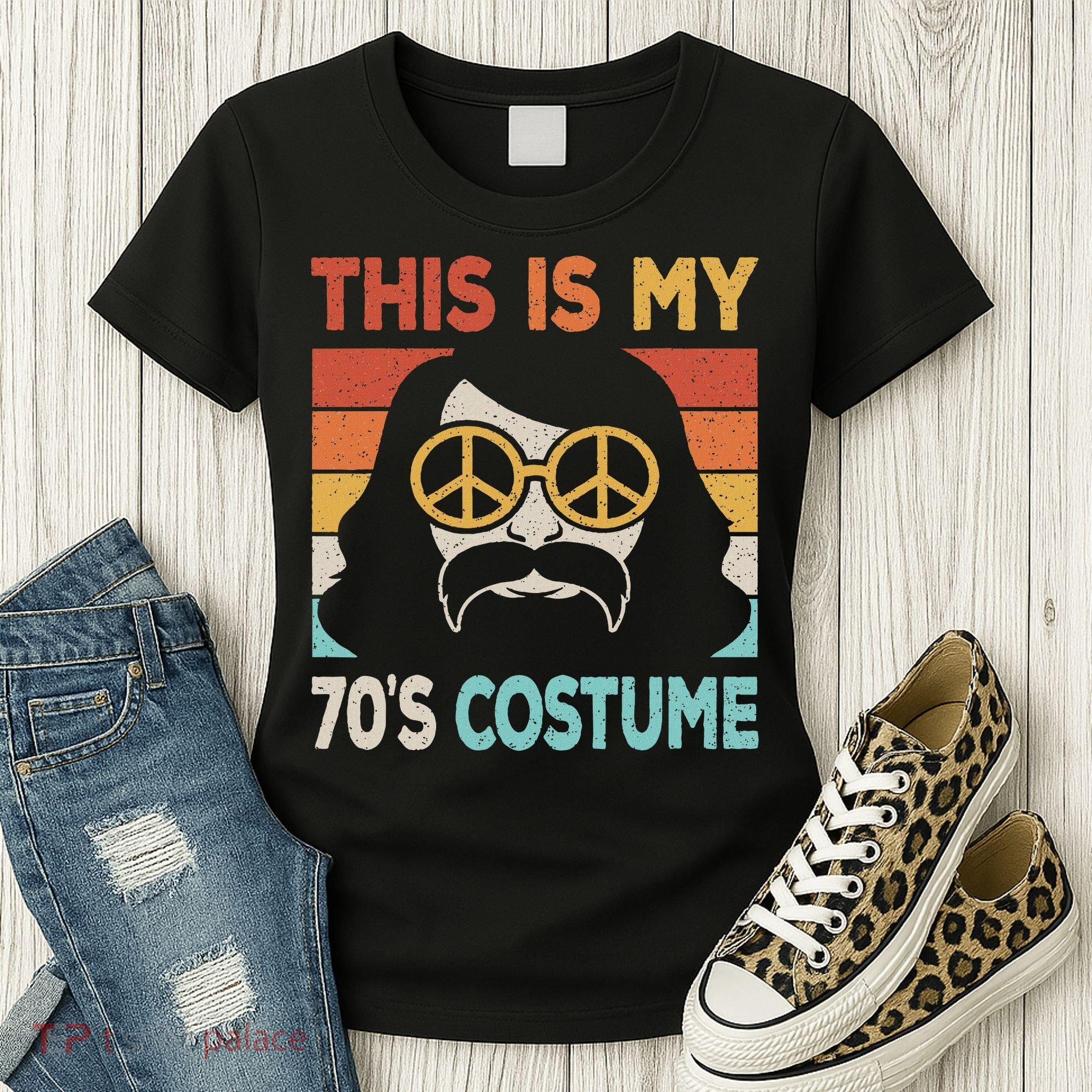 This Is My 70's Costume 70s Disco 1970s Party 70s Outfit Women's T-Shirt