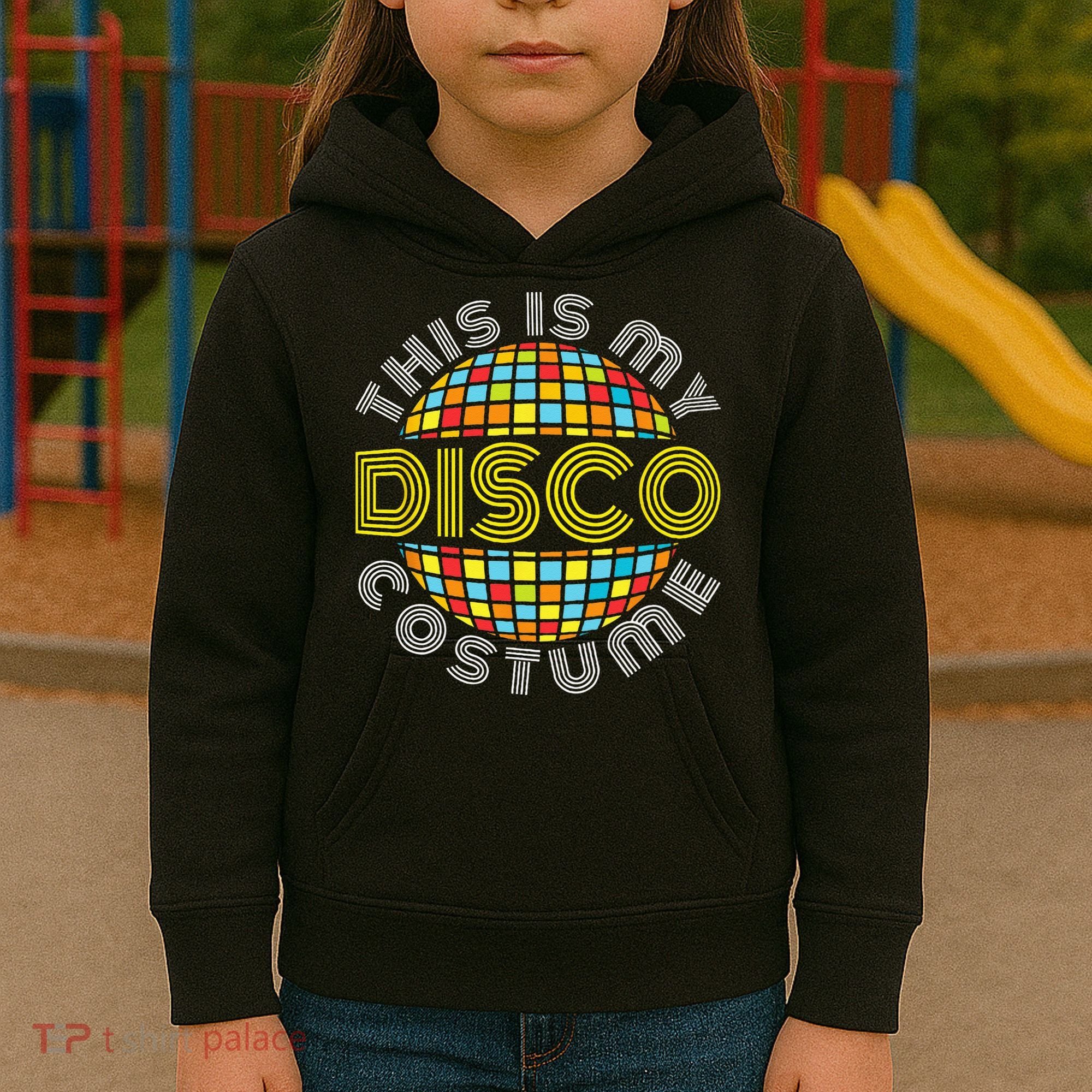 This Is My Disco Costume Kids Hoodie