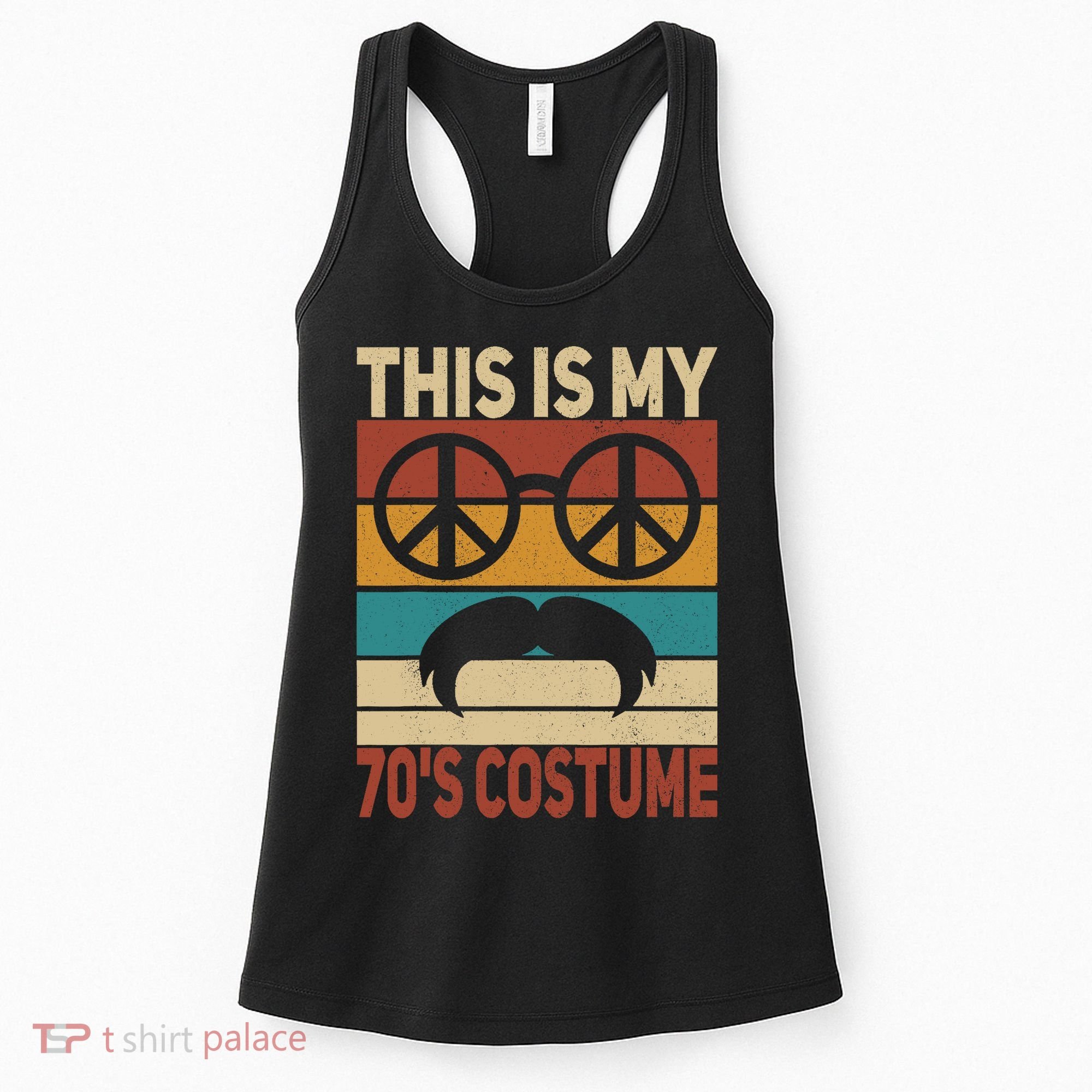 This Is My 70s Costume 70 Styles 70S Disco 1970s Outfit Women's Tank Top