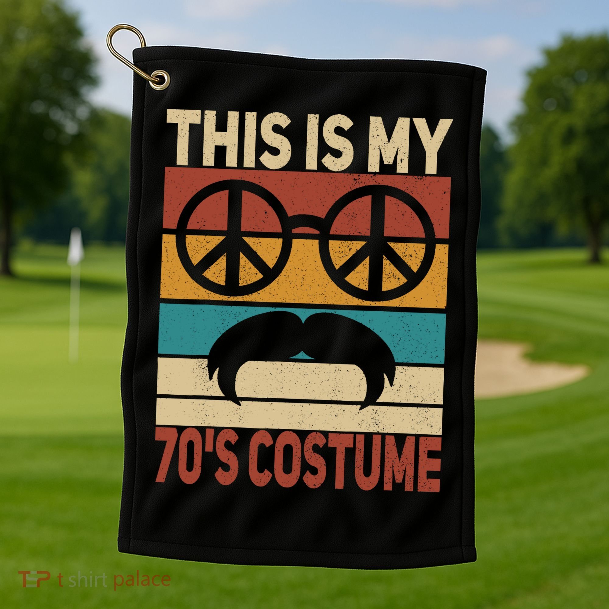 This Is My 70s Costume 70 Styles 70S Disco 1970s Outfit Golf Towel