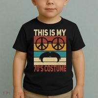 This Is My 70s Costume 70 Styles 70S Disco 1970s Outfit Toddler T-Shirt thumb 2