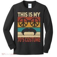 This Is My 70s Costume 70 Styles 70S Disco 1970s Outfit Kids Long Sleeve Shirt thumb 0