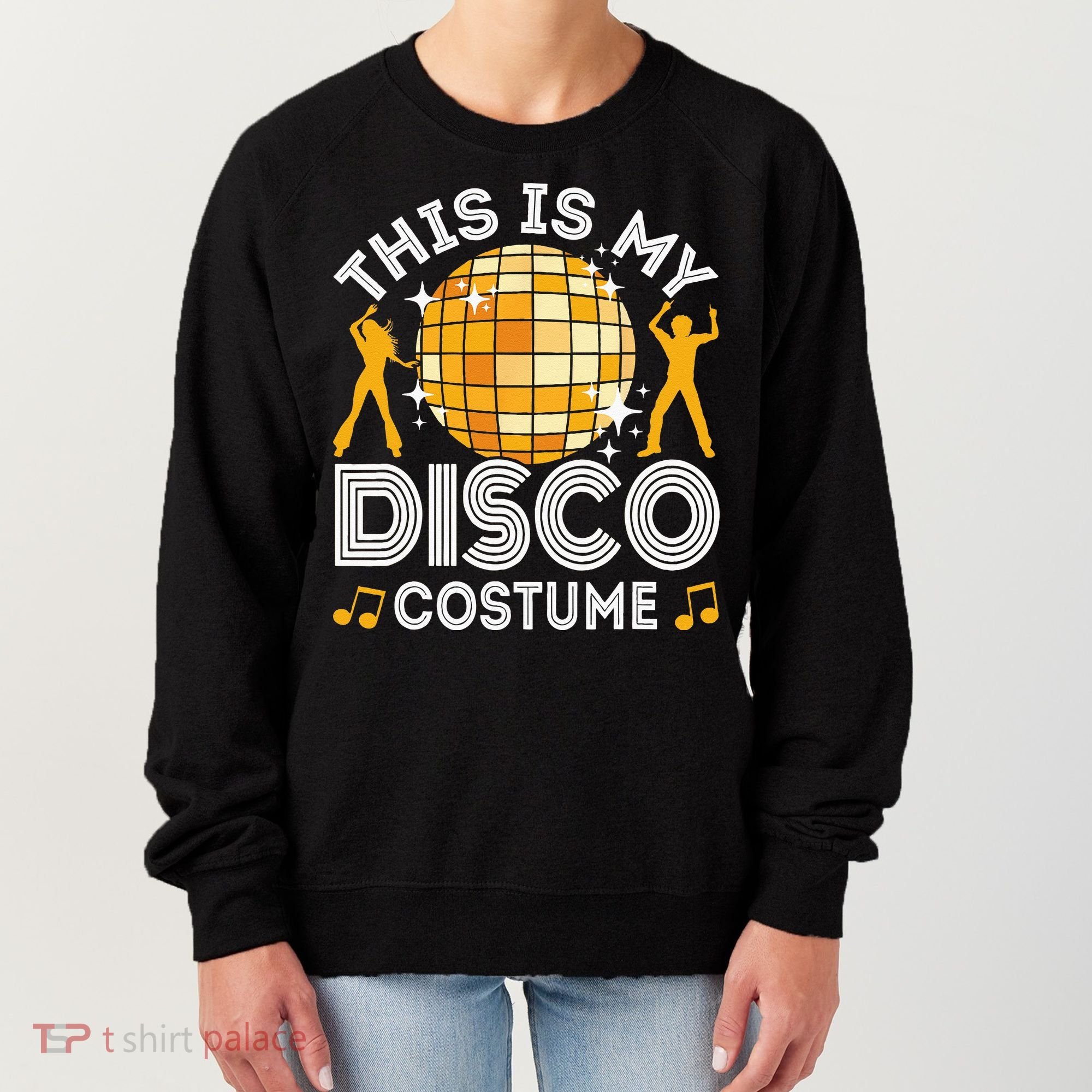 This Is My Disco Costume 70s 80s Party Outfit Halloween Women's Sweatshirt