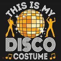 This Is My Disco Costume 70s 80s Party Outfit Halloween Coaster thumb 2