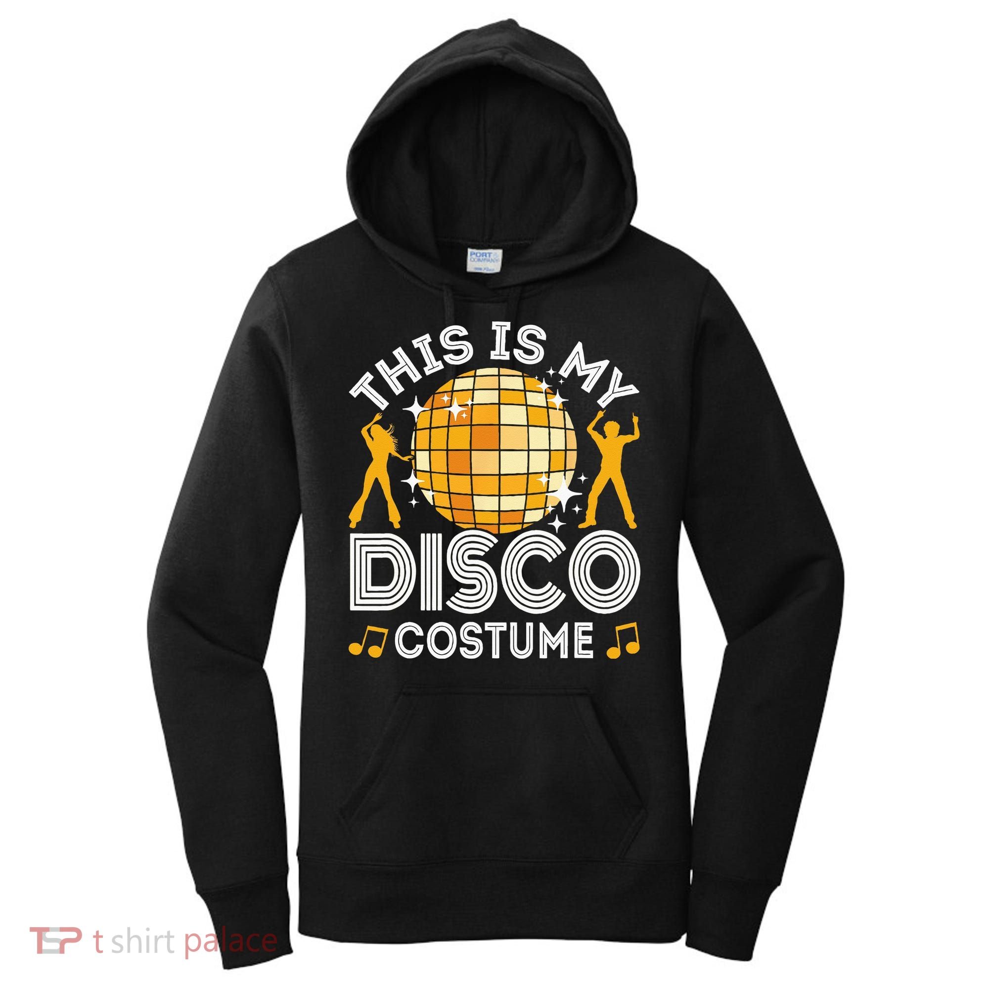 This Is My Disco Costume 70s 80s Party Outfit Halloween Women's Hoodie