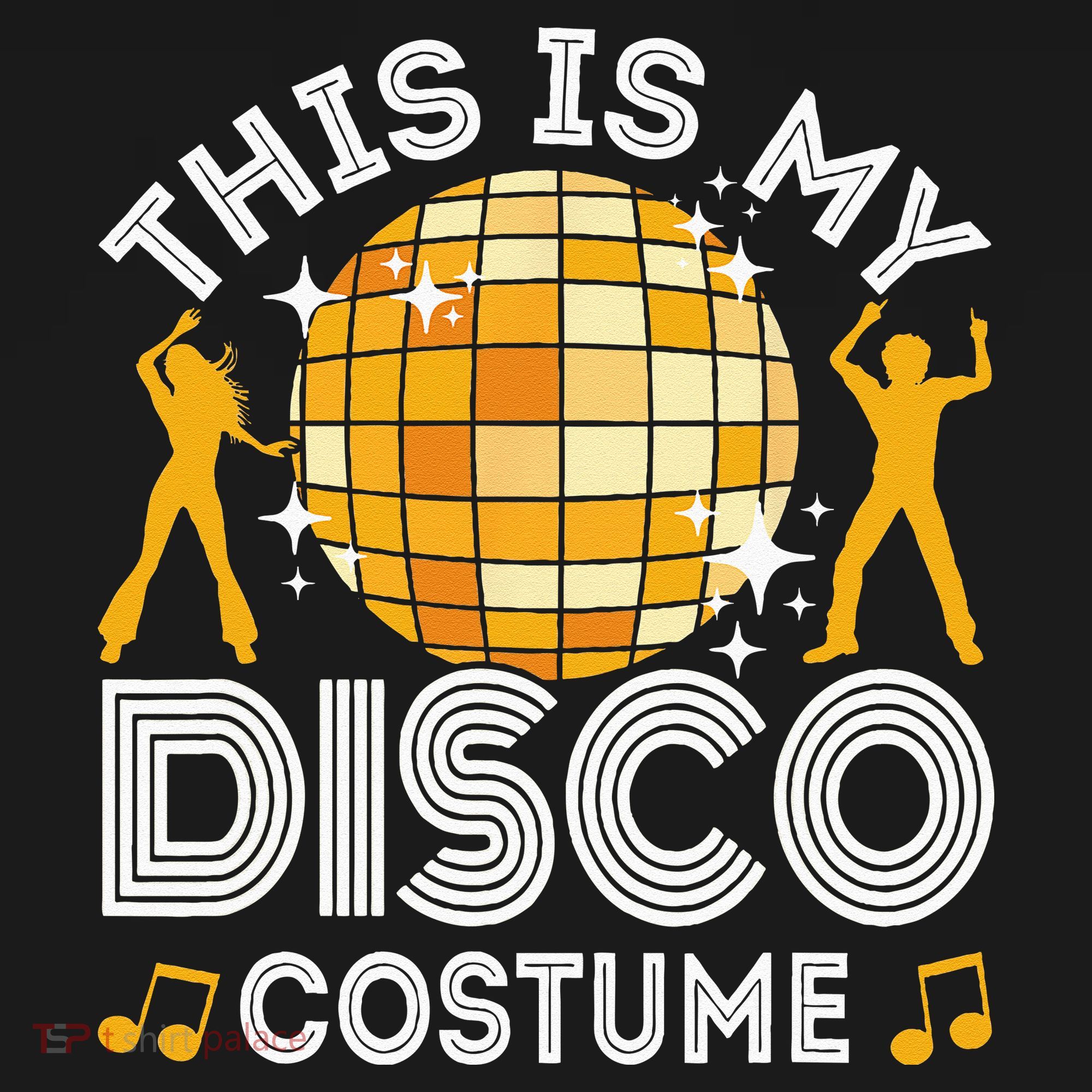 This Is My Disco Costume 70s 80s Party Outfit Halloween Women's Hoodie