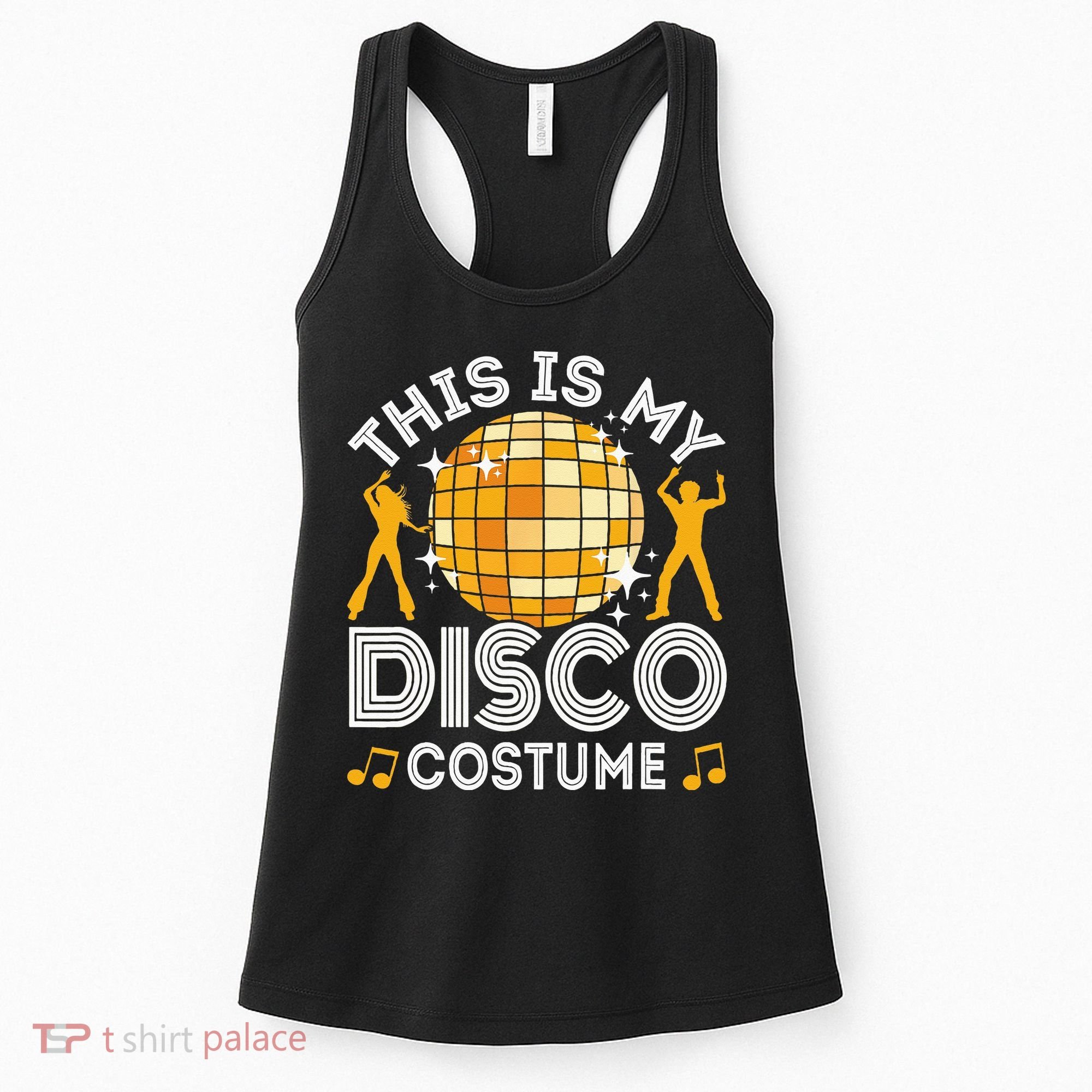 This Is My Disco Costume 70s 80s Party Outfit Halloween Women's Tank Top