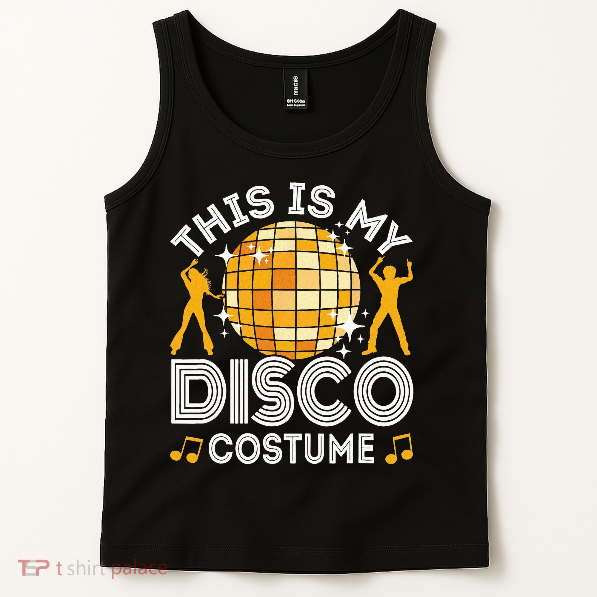 This Is My Disco Costume 70s 80s Party Outfit Halloween Tank Top