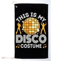 This Is My Disco Costume 70s 80s Party Outfit Halloween Golf Towel thumb 0