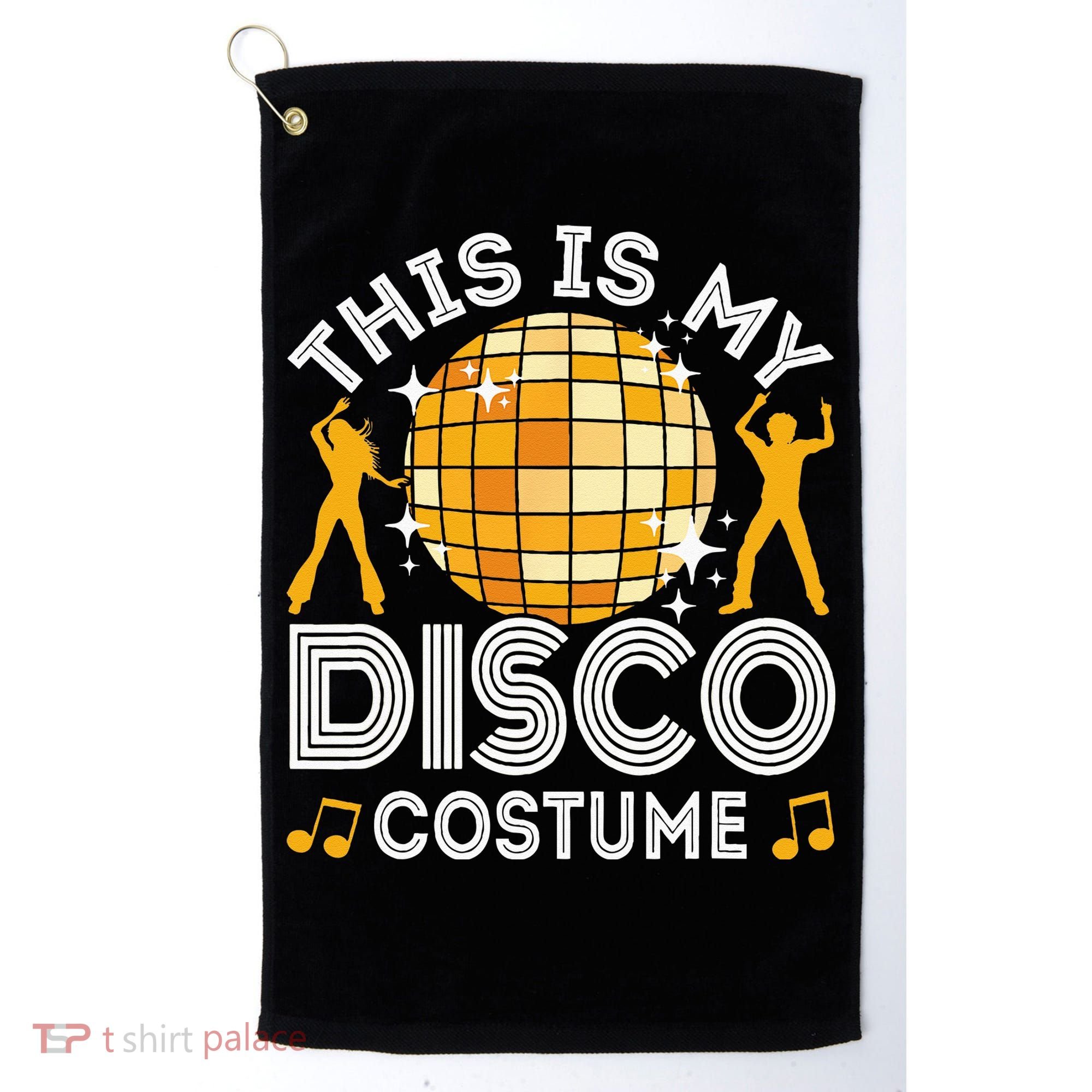 This Is My Disco Costume 70s 80s Party Outfit Halloween Golf Towel