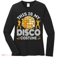 This Is My Disco Costume 70s 80s Party Outfit Halloween Women's Long Sleeve Shirt thumb 0